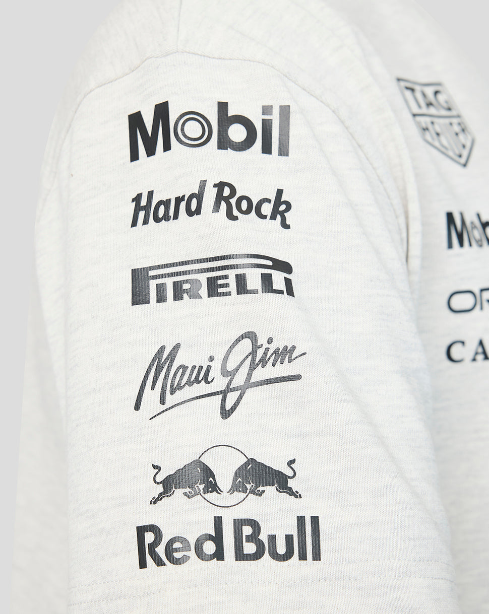 Oracle Red Bull Racing Unisex klassiek T-shirt met korte mouwen - Gebroken wit gemêleerd - Gebroken wit gemêleerd