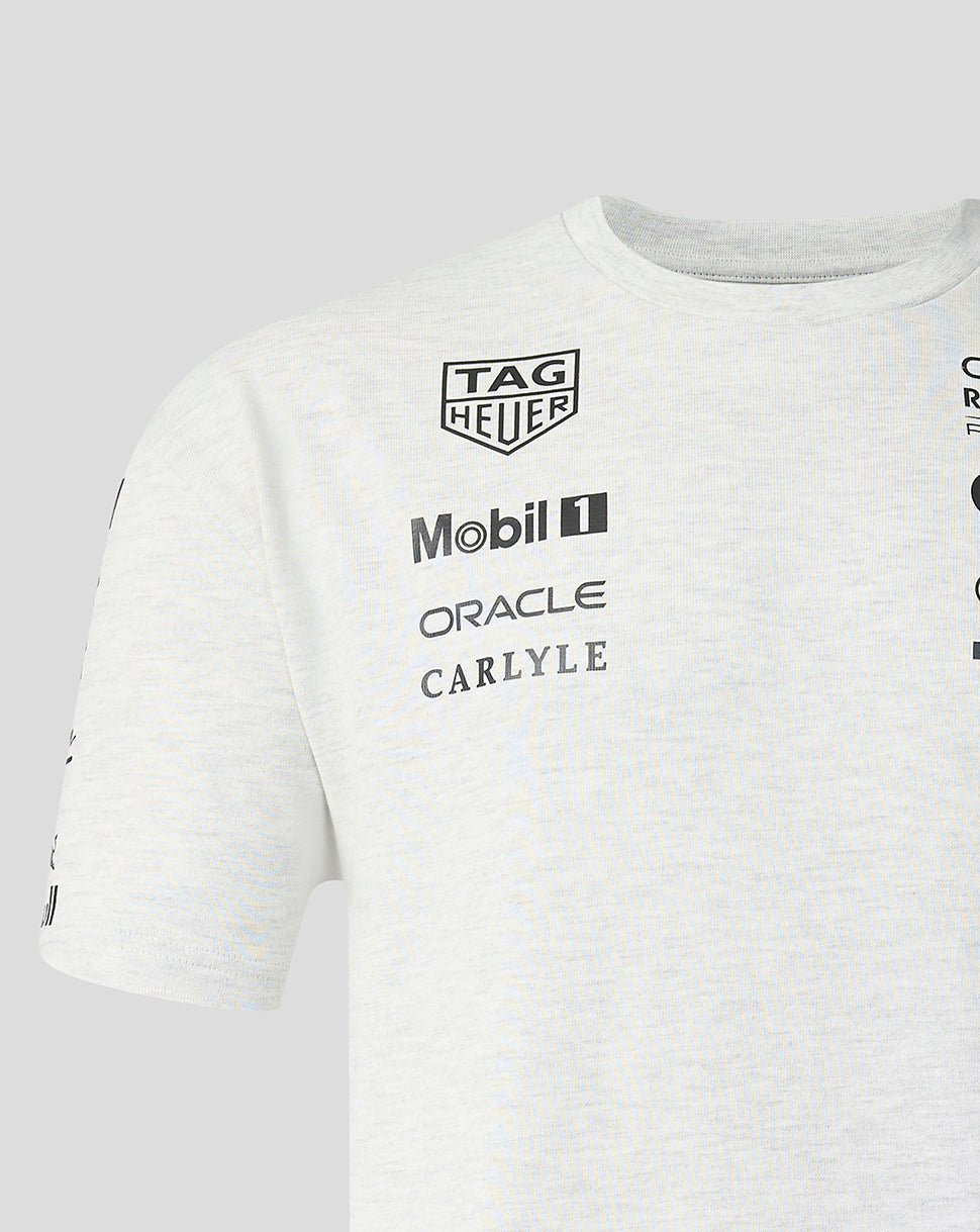 Oracle Red Bull Racing Unisex klassiek T-shirt met korte mouwen - Gebroken wit gemêleerd - Gebroken wit gemêleerd