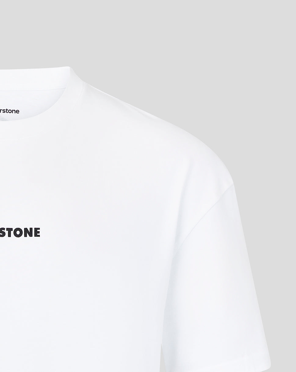 Silverstone Unisex Heritage Kurzarm-T-Shirt – Weiss - Weiss