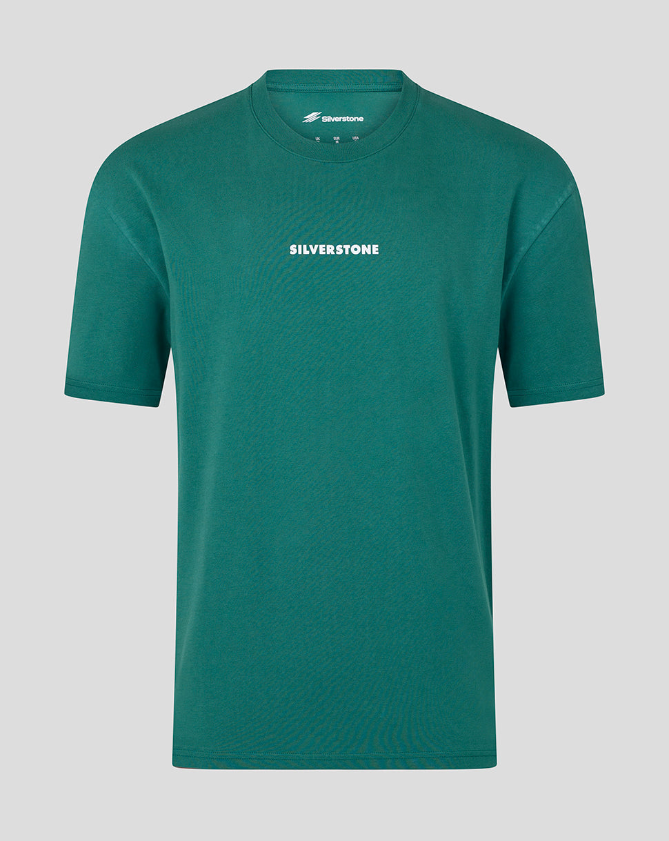 Camiseta unisex de manga corta Silverstone Heritage - Verde - Verde