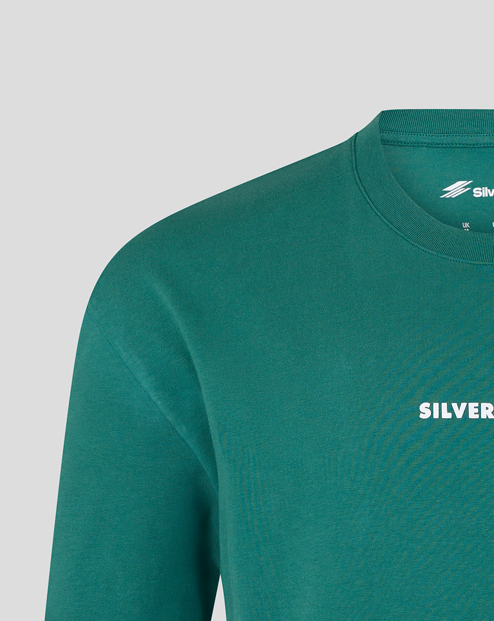 Camiseta unisex de manga corta Silverstone Heritage - Verde - Verde