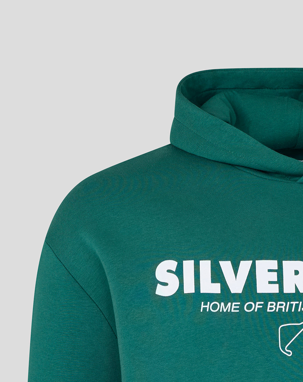 Silverstone Unisex Heritage Pullover Hoodie – Grün - Grün