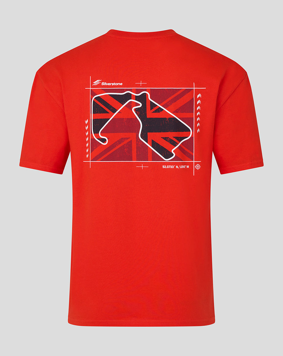 Silverstone Unisex British Injection T-Shirt – Rot - Rot