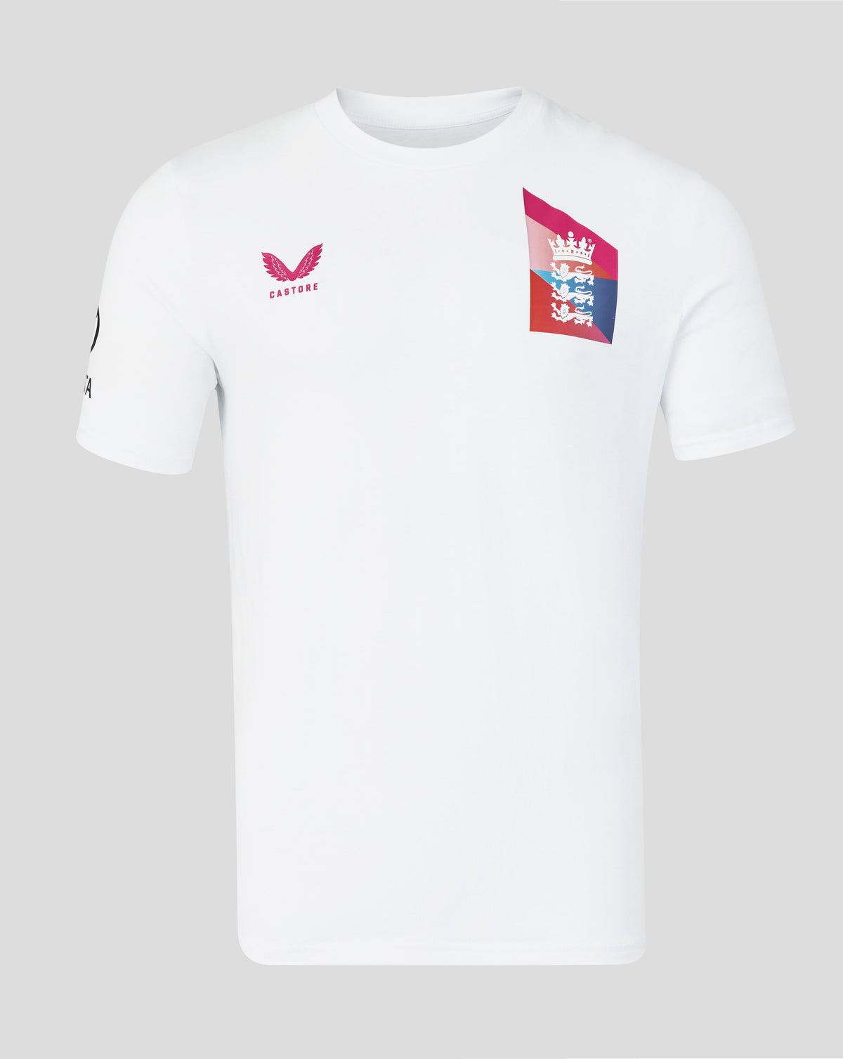 England Cricket Junior 26/27 T20 WWC Short Sleeve T-Shirt - White - White