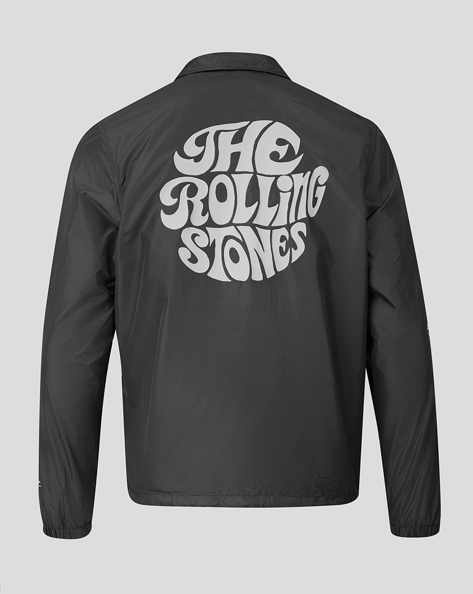 Rolling Stones x England Cricket x Castore Jacket – Black - Black