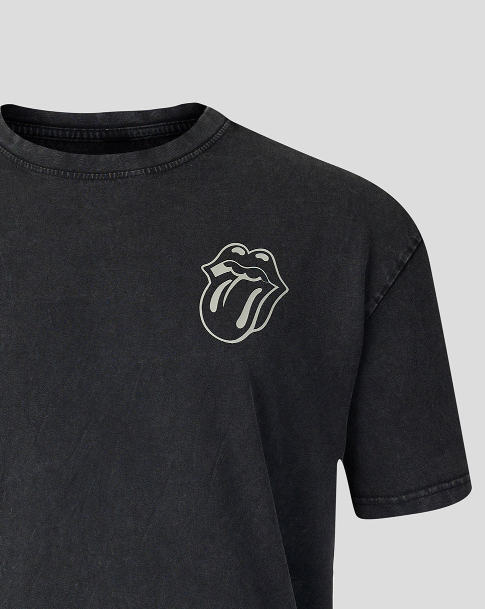 Camiseta Rolling Stones x England Cricket x Castore – Negro - Negro
