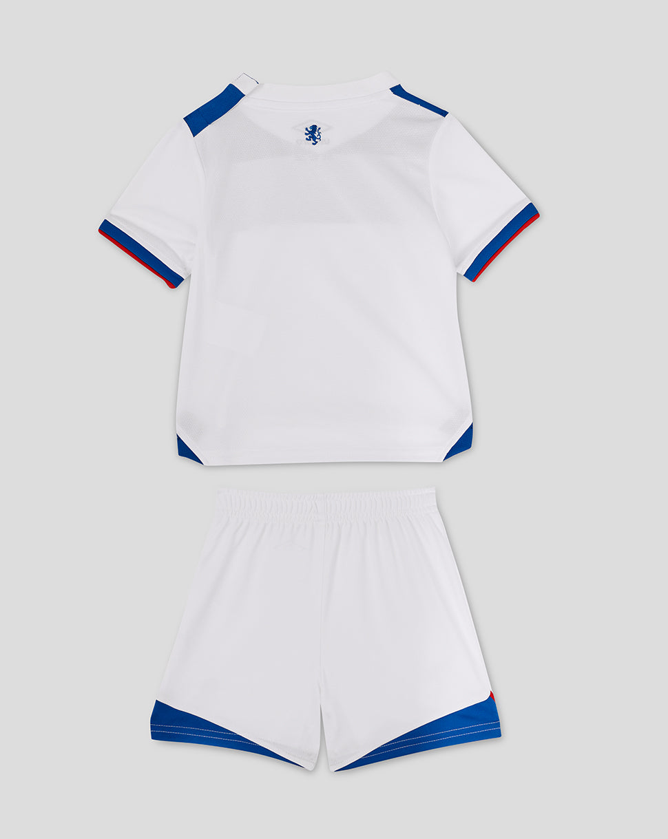 Rangers Baby 25/26 Away Kit - Brilliant White/Lapis Blue/Flame Scarlet