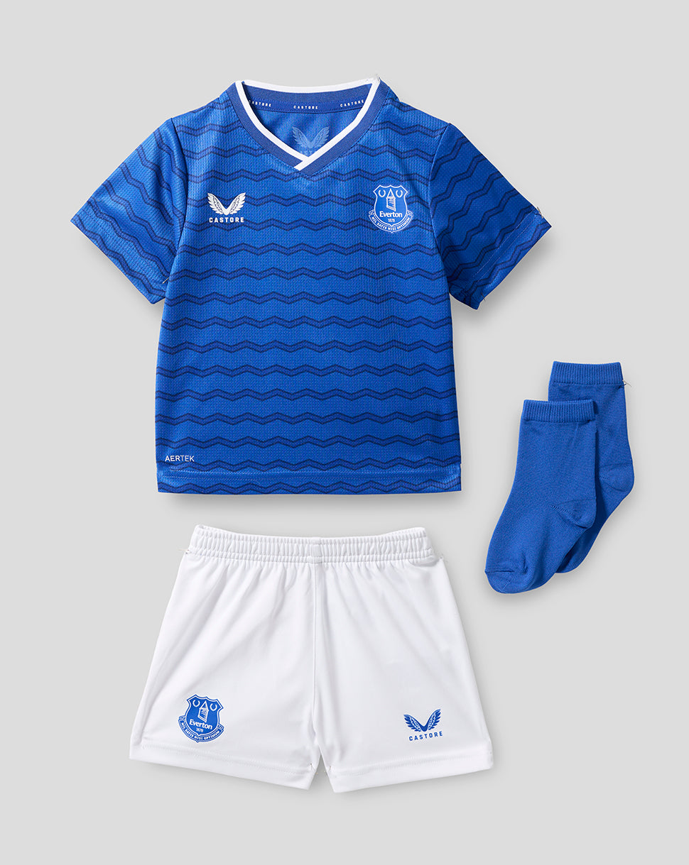 Everton FC Baby 25/26 Thuis Tenue – Surf the Web - Surf The Web/Helder wit