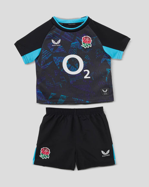 Baby’s England Rugby Alternate Short Sleeve Kit – Caviar