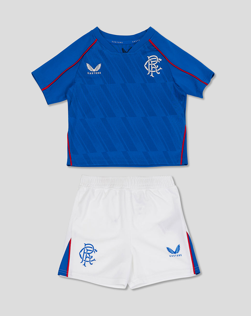 Equipación Rangers Bebé 24/25 Local Nested - Azul/Blanco