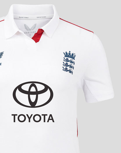 England Cricket Test Women's Short Sleeve Shirt 25/26