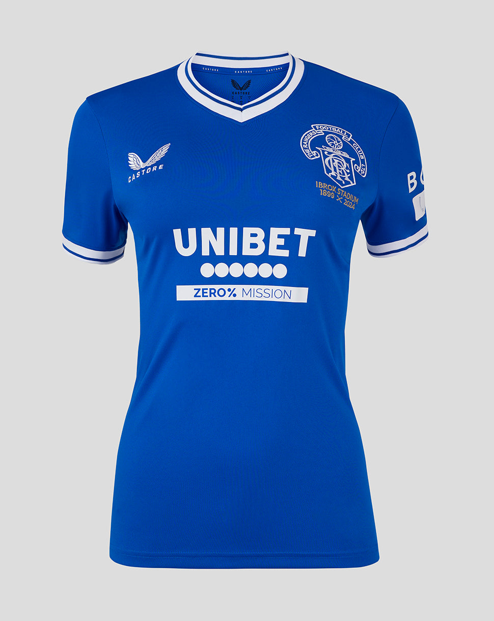 Camiseta Rangers FC Mujer Ibrox 125 Heritage - 24/25 - Azul