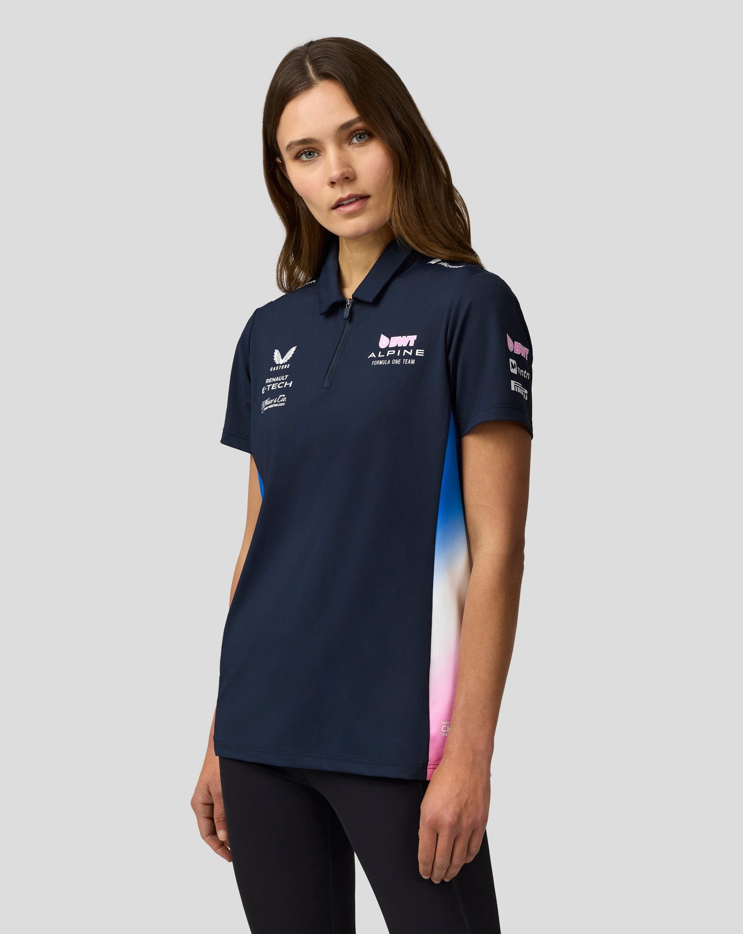 Bwt Alpine Formula One Team Official Women’S Polo Shirt - Navy