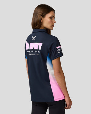 Bwt Alpine Formula One Team Official Women’S Polo Shirt - Navy