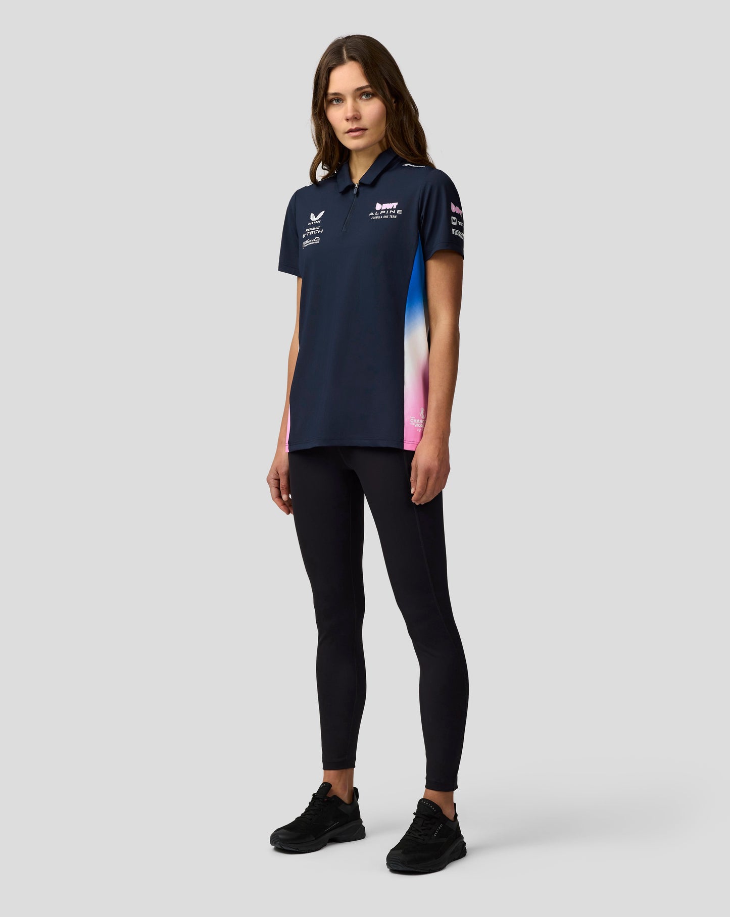 Bwt Alpine Formula One Team Official Women’S Polo Shirt - Navy