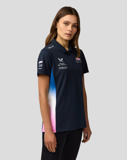 Bwt Alpine Formula One Team Official Women’S Polo Shirt - Navy