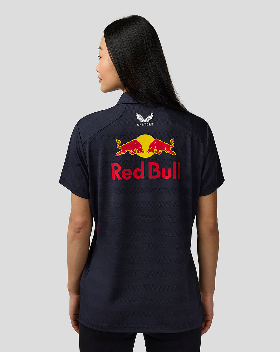 Oracle Red Bull Racing Womens Teamline Max Verstappen Short Sleeve Polo Shirt - Night Sky - Night Sky