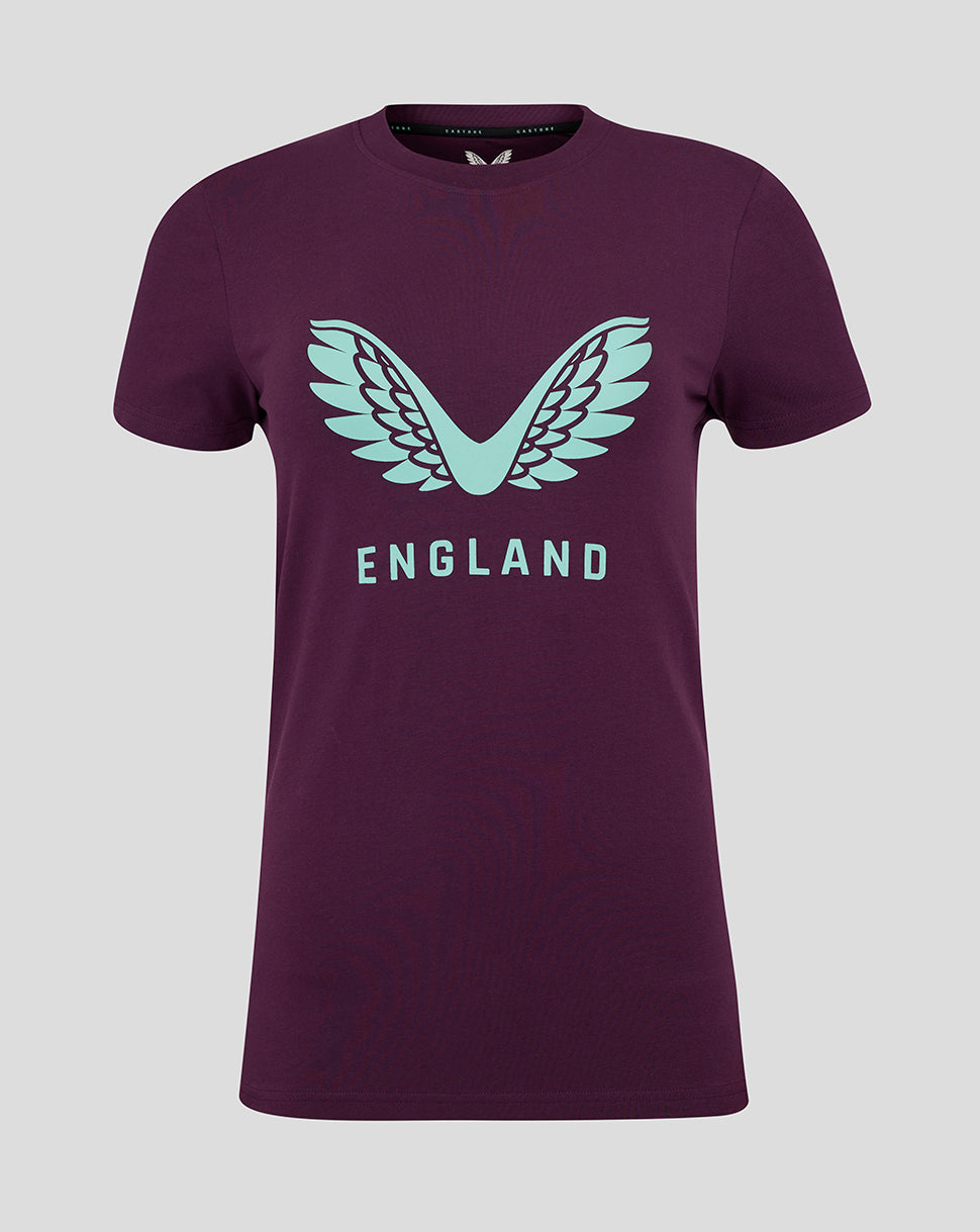 Women's England Cricket 25/26 Logo Tee