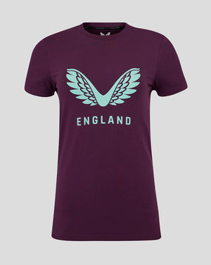 Women's England Cricket 25/26 Logo Tee