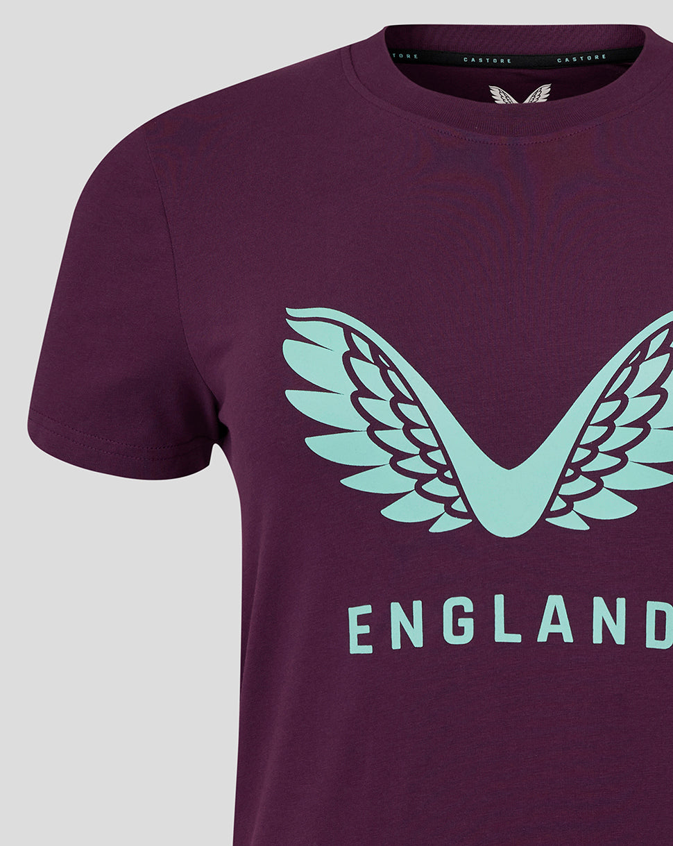 Women's England Cricket 25/26 Logo Tee