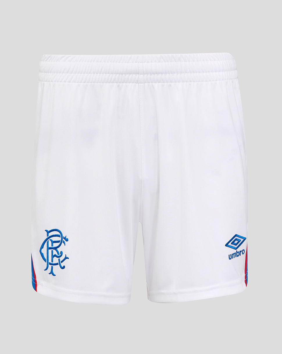 Rangers FC Women's 25/26 Home Shorts - Brilliant White/Lapis Blue