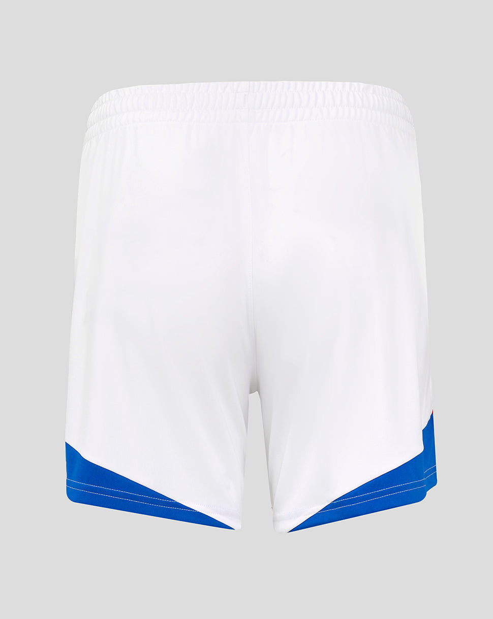 Rangers FC Women's 25/26 Home Shorts - Brilliant White/Lapis Blue