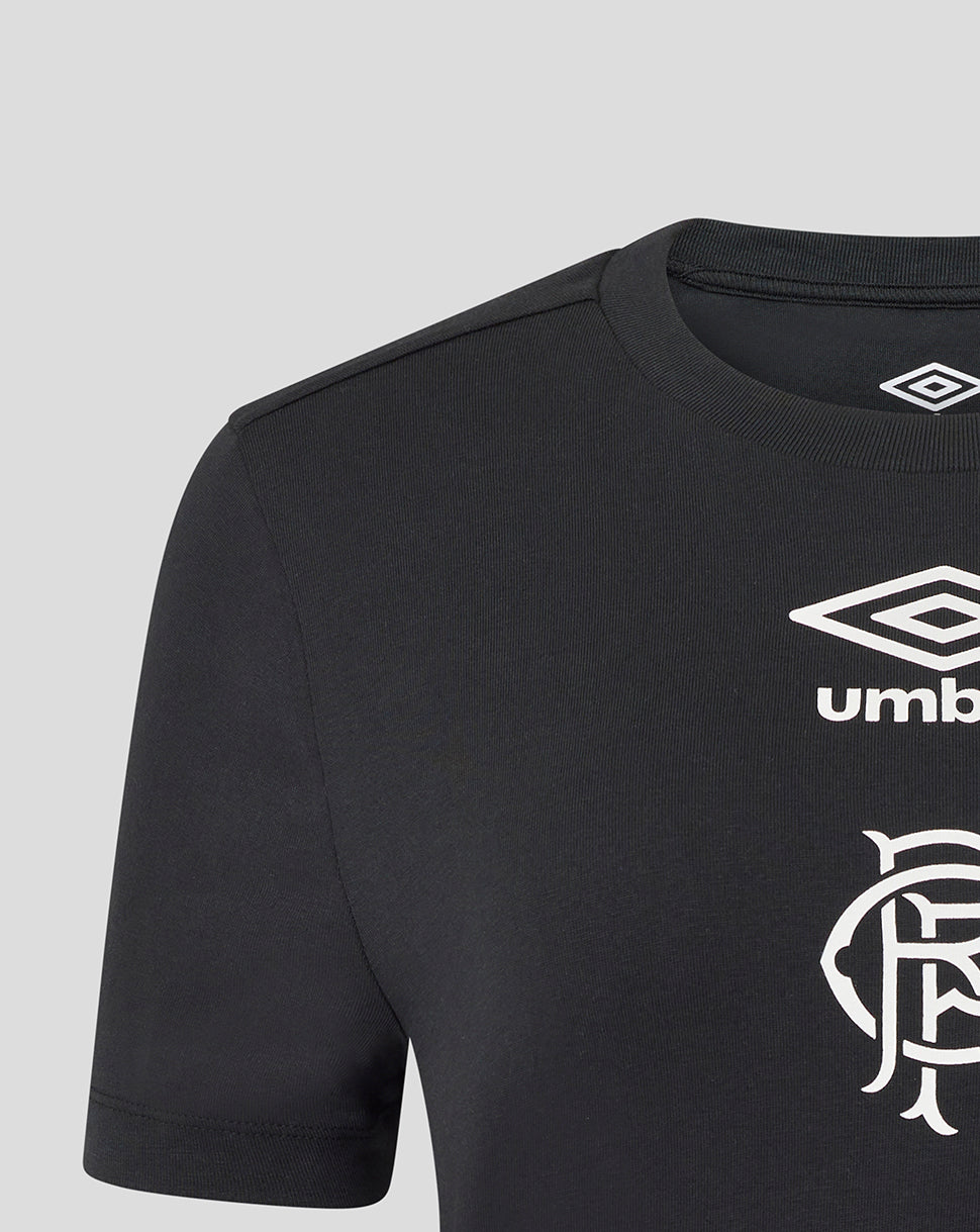 Rangers Women's 25/26 Presentation Logo Tee - Caviar