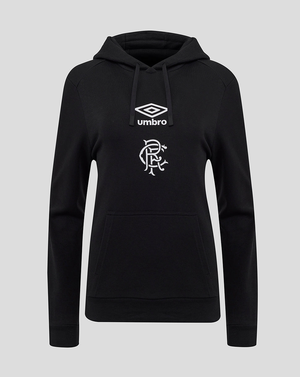 Rangers Damen 25/26 Presentation Logo Hoodie – Caviar - Caviar