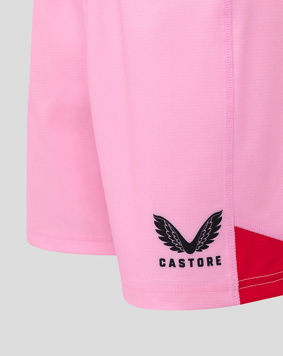 Harlequins Women's 25/26 Away Pro Shorts - Pink Frosting/Barberry