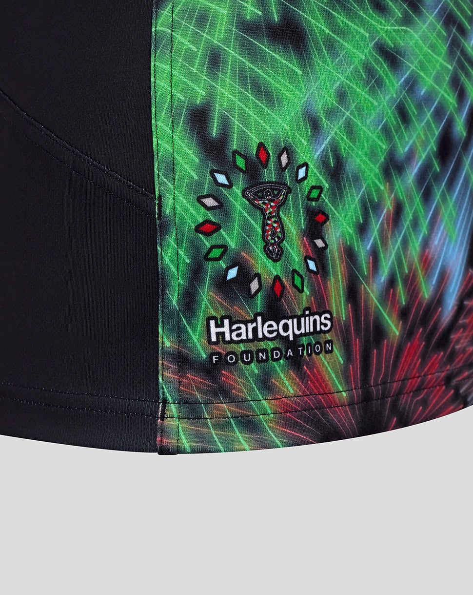 Harlequins Women's 25/26 Big Game Pro Shirt - Caviar/Classic Green