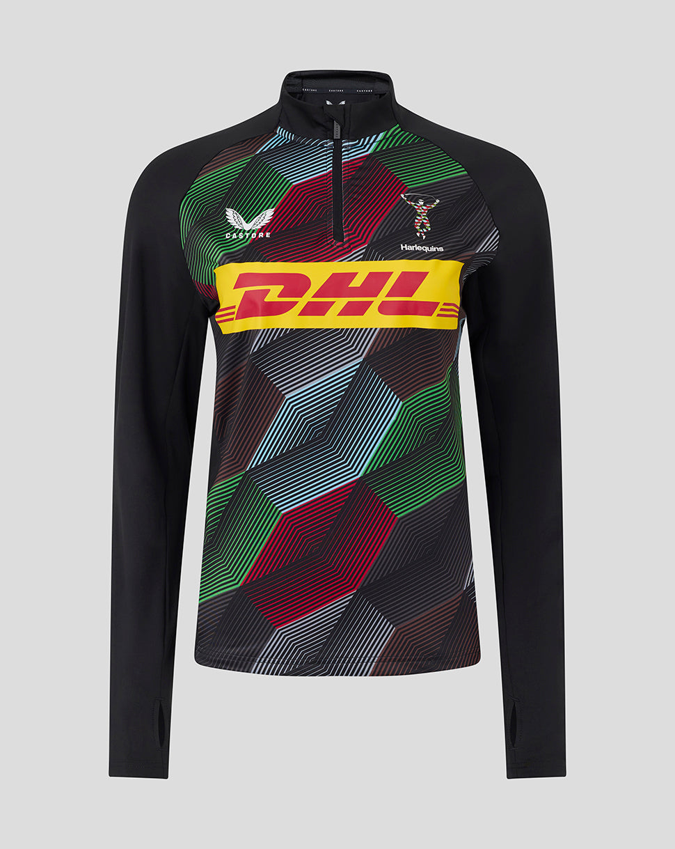 Capa intermedia Harlequins Mujer 25/26 Matchday Prenda superior - Caviar