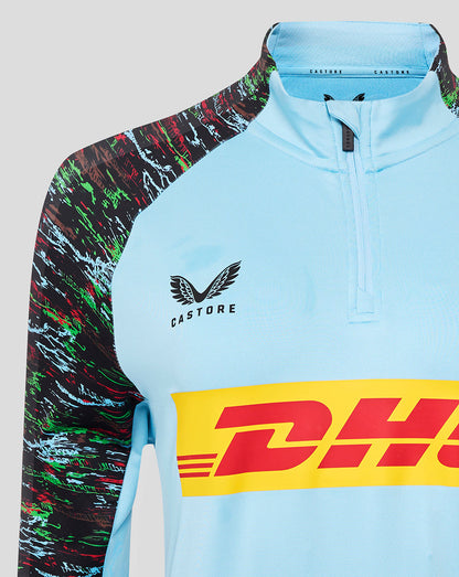 Harlequins Women's 25/26 Training 1/4 Zip - Sky Blue