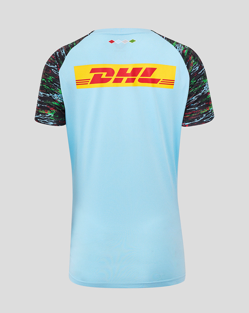 Harlequins Women's 25/26 Training Short Sleeve Tee - Sky Blue