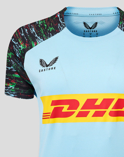 Harlequins Women's 25/26 Training Short Sleeve Tee - Sky Blue