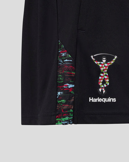 Harlequins Women's 25/26 Training Knit Shorts - Caviar