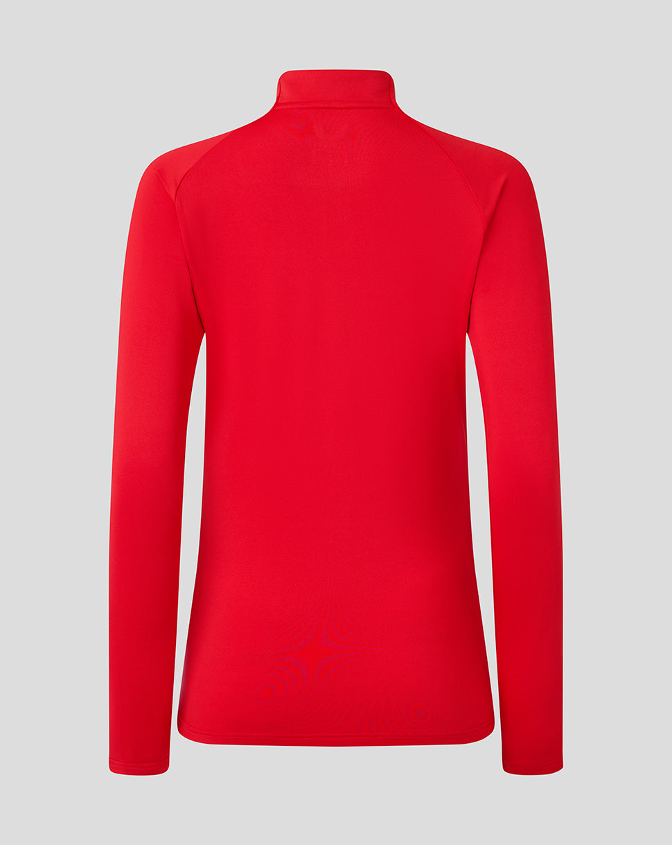 Saracens Women's 25/26 Pre Match Midlayer Top - Racing Red