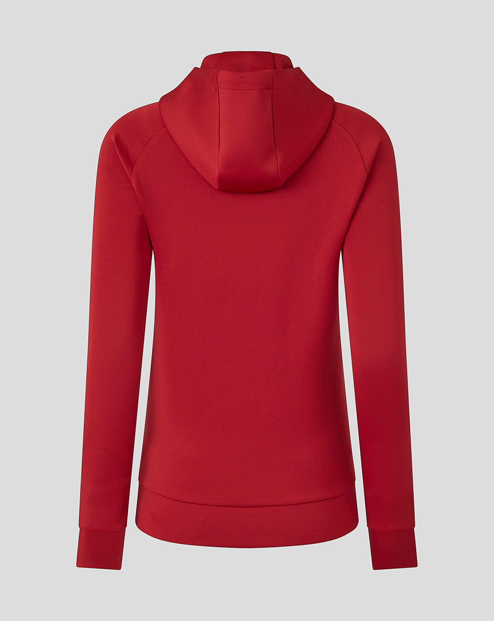 Saracens Dames 25/26 Presentation Scuba Hoodie - Rhythmic Red