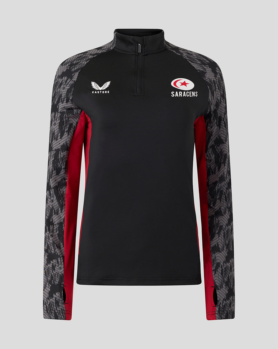 Saracens Women's 25/26 Training 1/4 Zip - Caviar