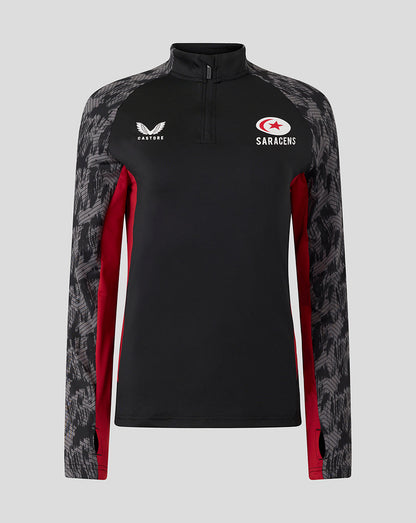 Saracens Women's 25/26 Training 1/4 Zip - Caviar