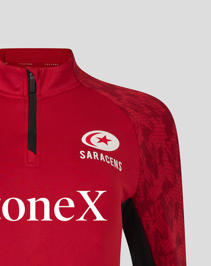 Saracens Women's 25/26 Training 1/4 Zip - Rhymthic Red
