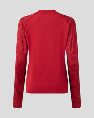 Saracens Women's 25/26 Training Drill Top - Rhymthic Red
