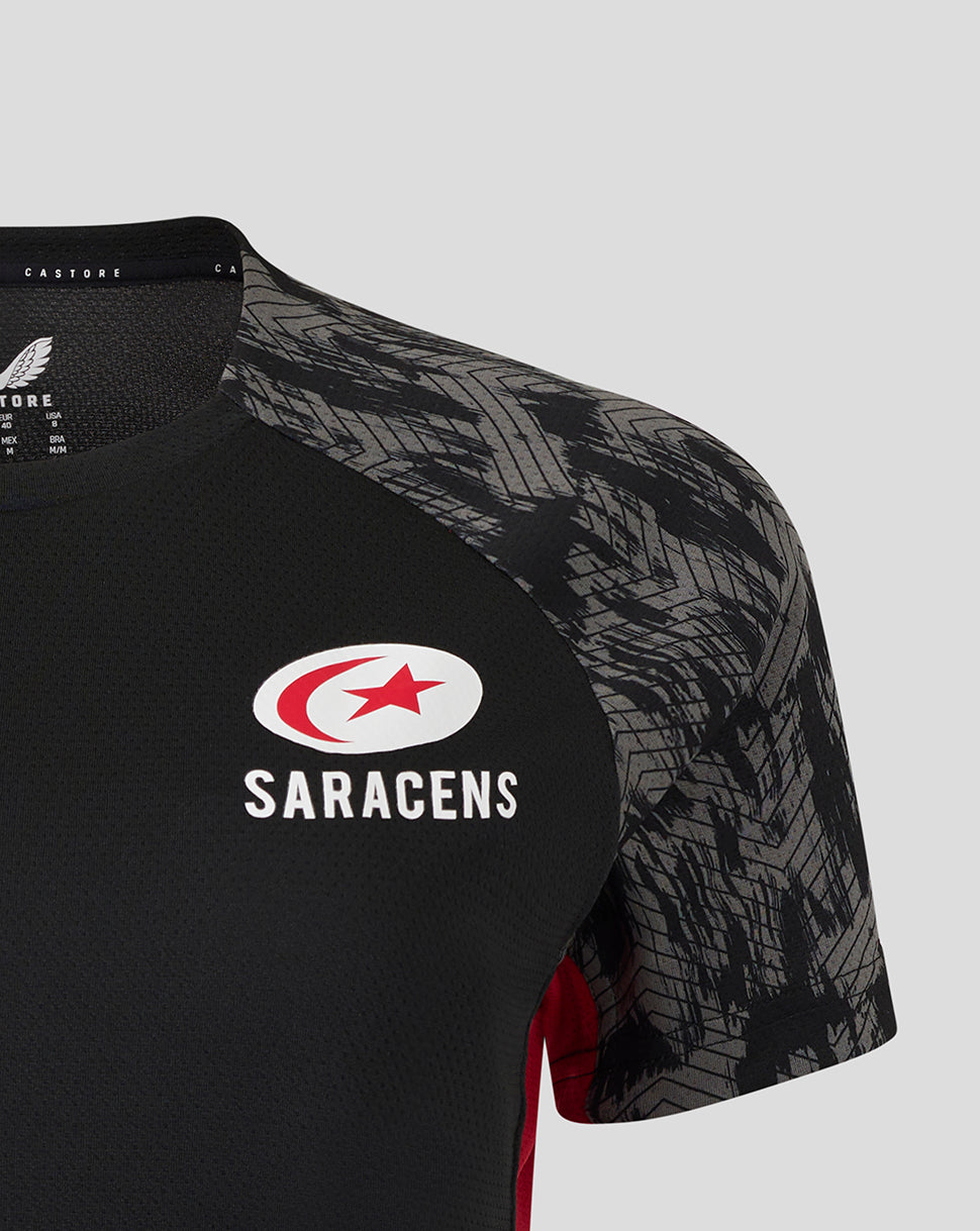 Saracens Women's 25/26 Training Short Sleeve Tee - Caviar