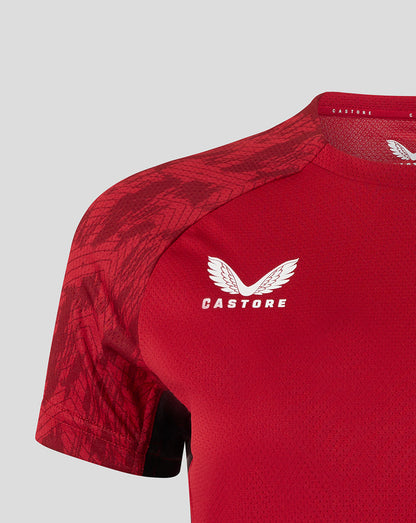 Saracens Women's 25/26 Training Short Sleeve Tee - Rhymthic Red