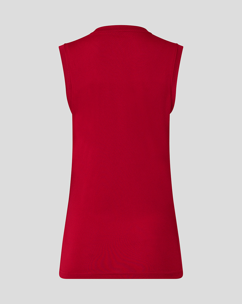 Saracens Women's 25/26 Training Vest - Rhymthic Red - Rhythmic Red/Caviar