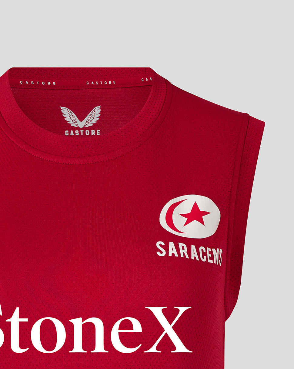 Saracens Women's 25/26 Training Vest - Rhymthic Red
