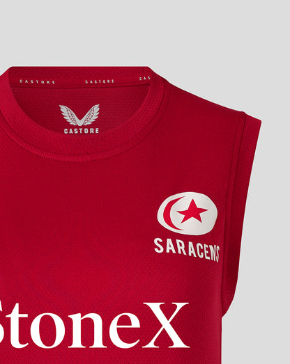 Saracens Women's 25/26 Training Vest - Rhymthic Red