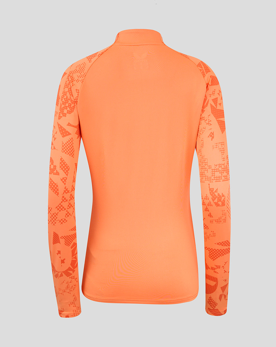 Capa intermedia England Rugby Mujer Rendimiento Prenda superior - Melon