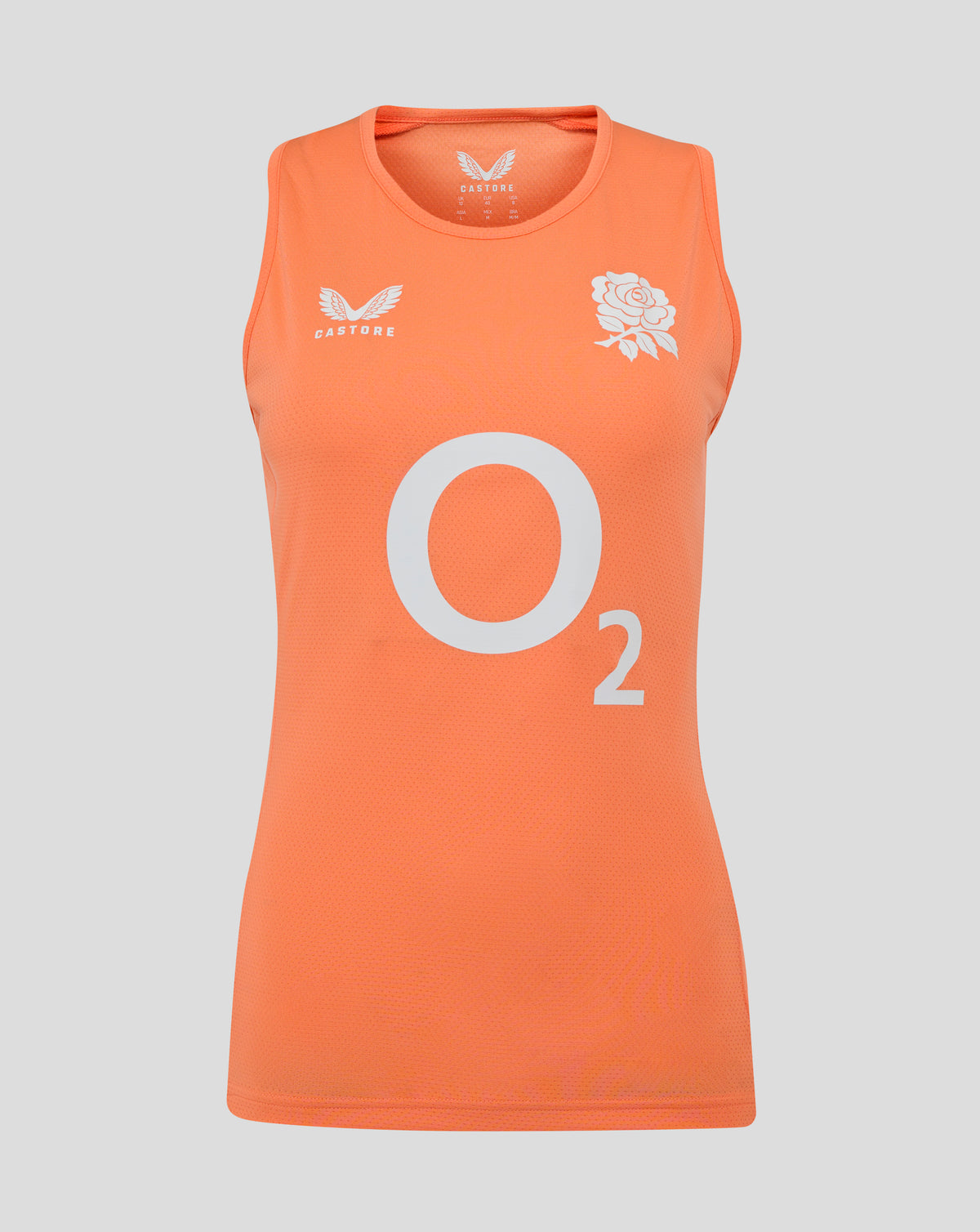 Camiseta Performance de espalda nadadora England Rugby de mujer – Melón - Melon