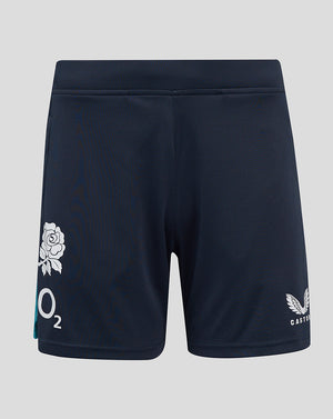 Women’s England Rugby 25/26 Performance Knit Shorts with Pockets – Inkwell