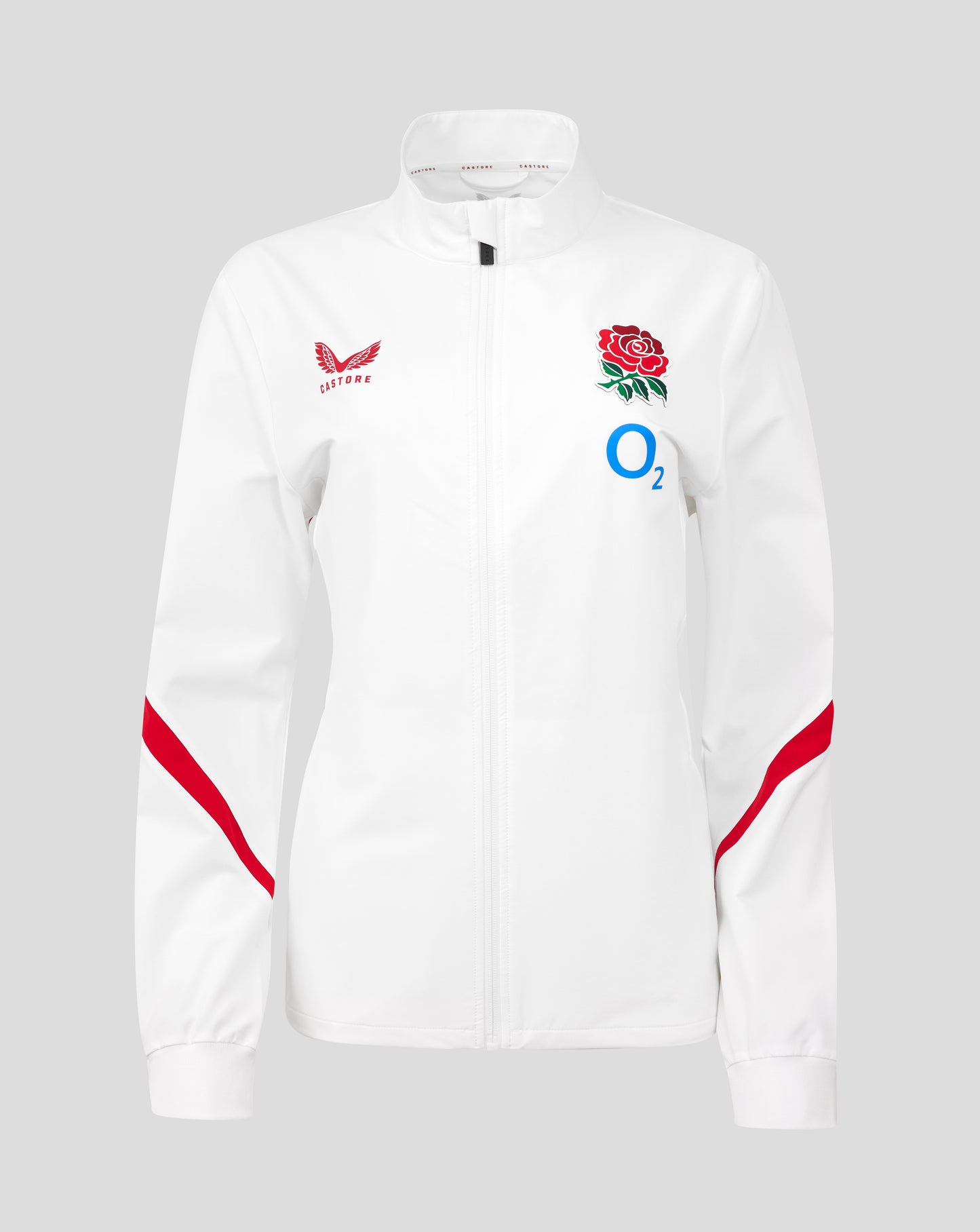 England Rugby Red Roses Long Sleeve Anthem Jacket O2 – Women's Fit